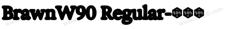 BrawnW90 Regular字体转换 BrawnW90 Regular字体转换